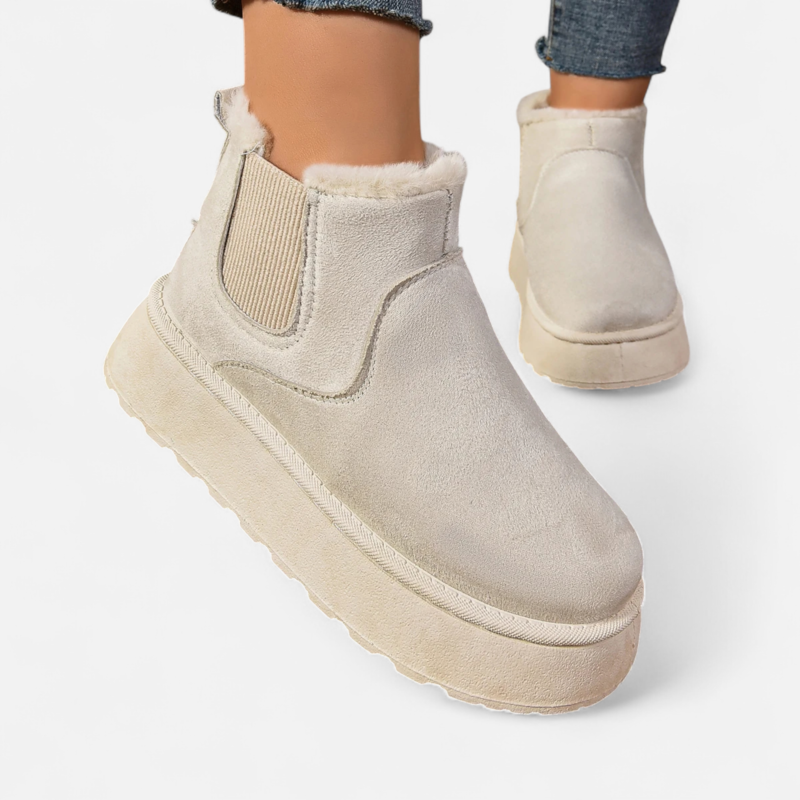 Rauvain | Bottines En Daim À Doublure Chaude Pour Femme – Élégance Hivernale