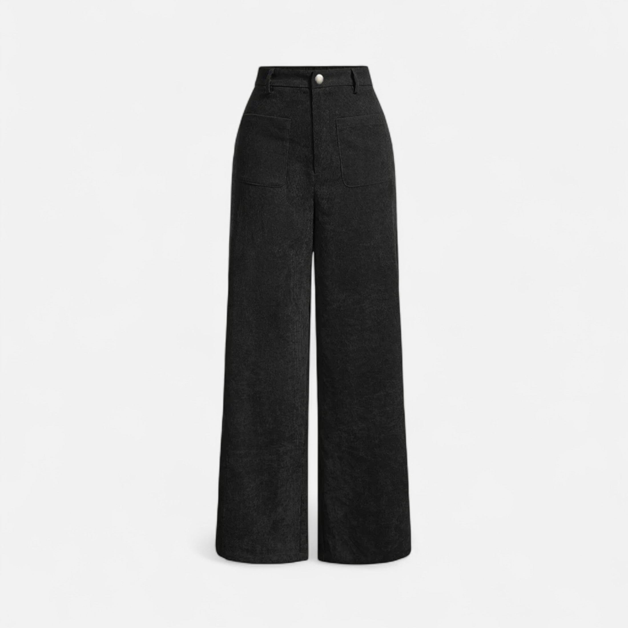 Rauvain | Pantalon Taille Haute Femme – Élégance Rétro Pleine Longueur