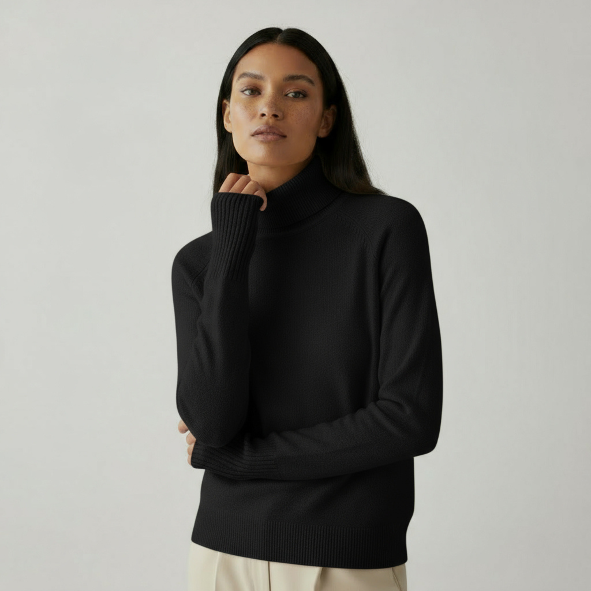 Rauvain | Pull Col Roulé Pour Femme– Élégance Intemporelle et Confort Moderne