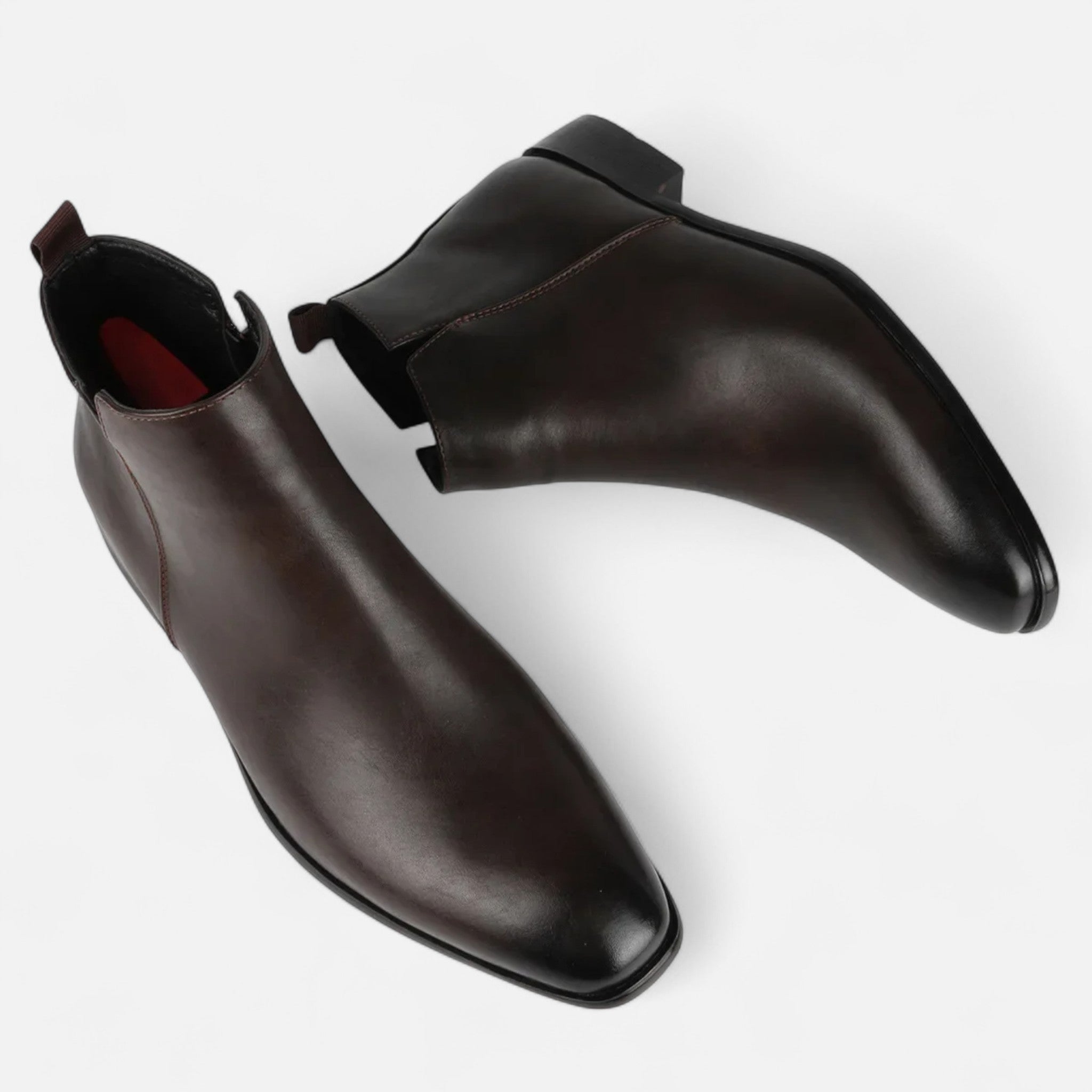 Rauvain | Bottines Chelsea À Bout Carré Pour Homme – Charme Intemporel