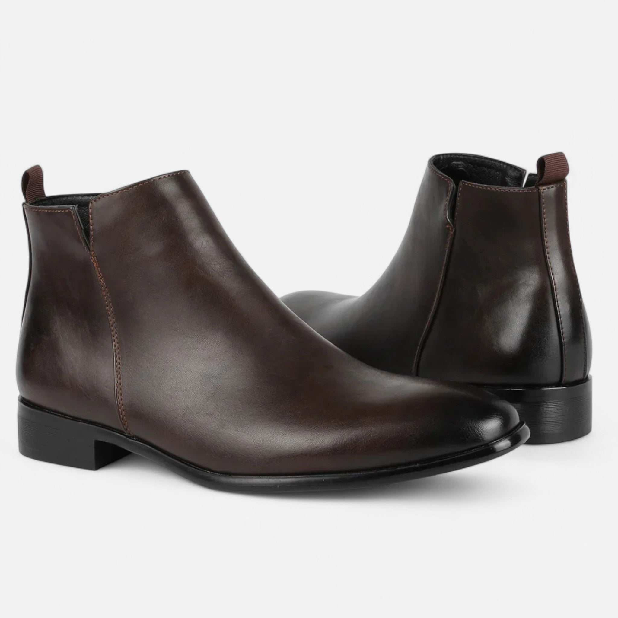 Rauvain | Bottines Chelsea À Bout Carré Pour Homme – Charme Intemporel