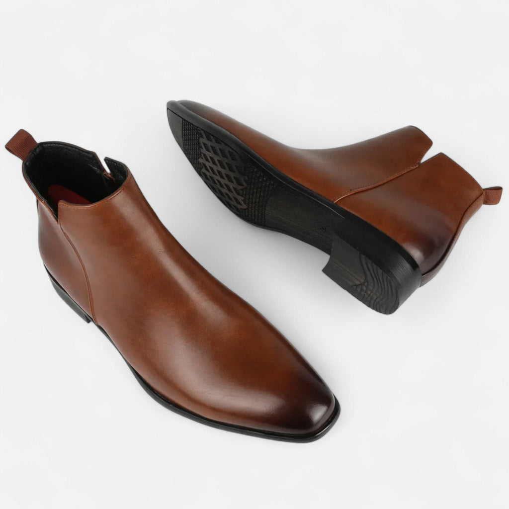 Rauvain | Bottines Chelsea À Bout Carré Pour Homme – Charme Intemporel