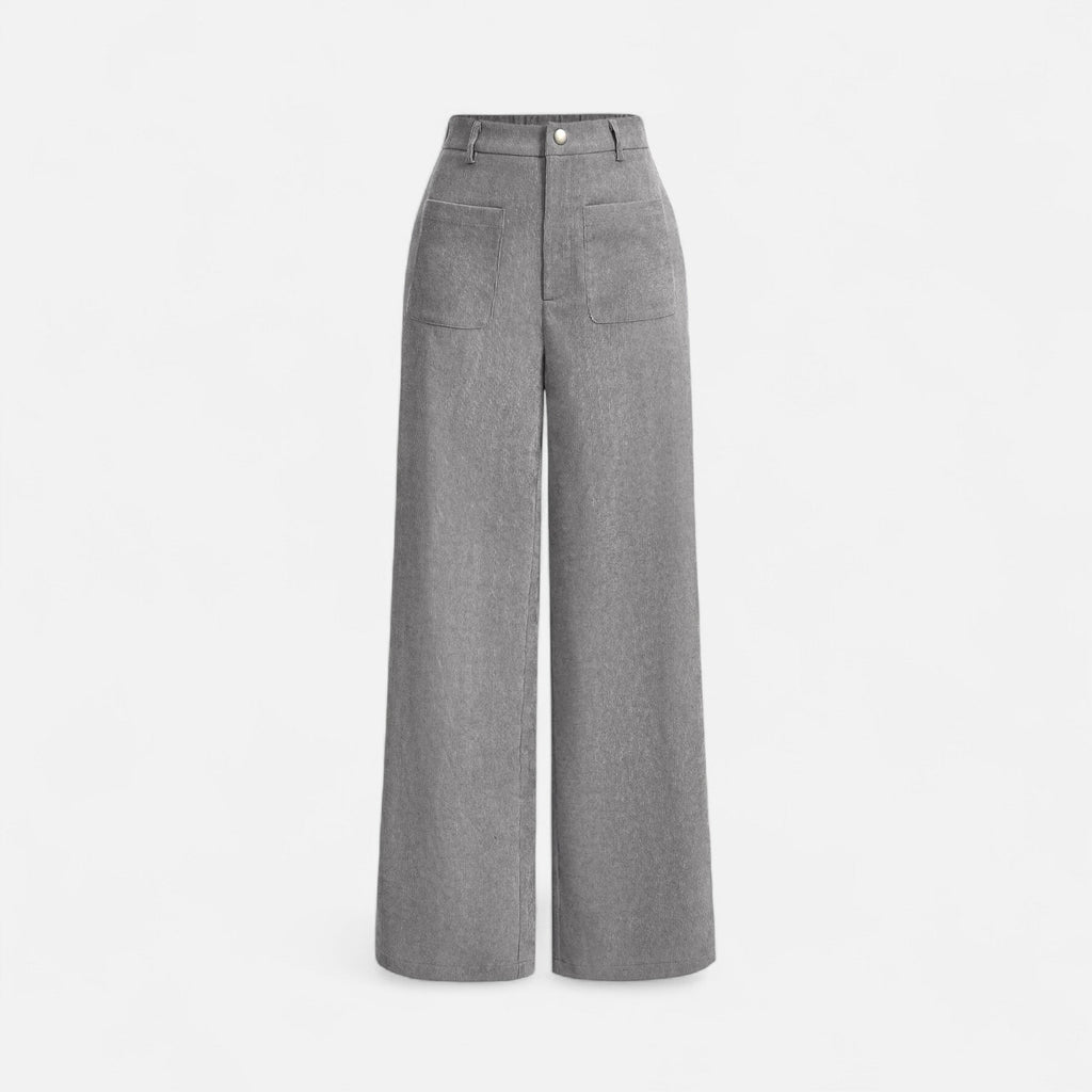 Rauvain | Pantalon Taille Haute Femme – Élégance Rétro Pleine Longueur