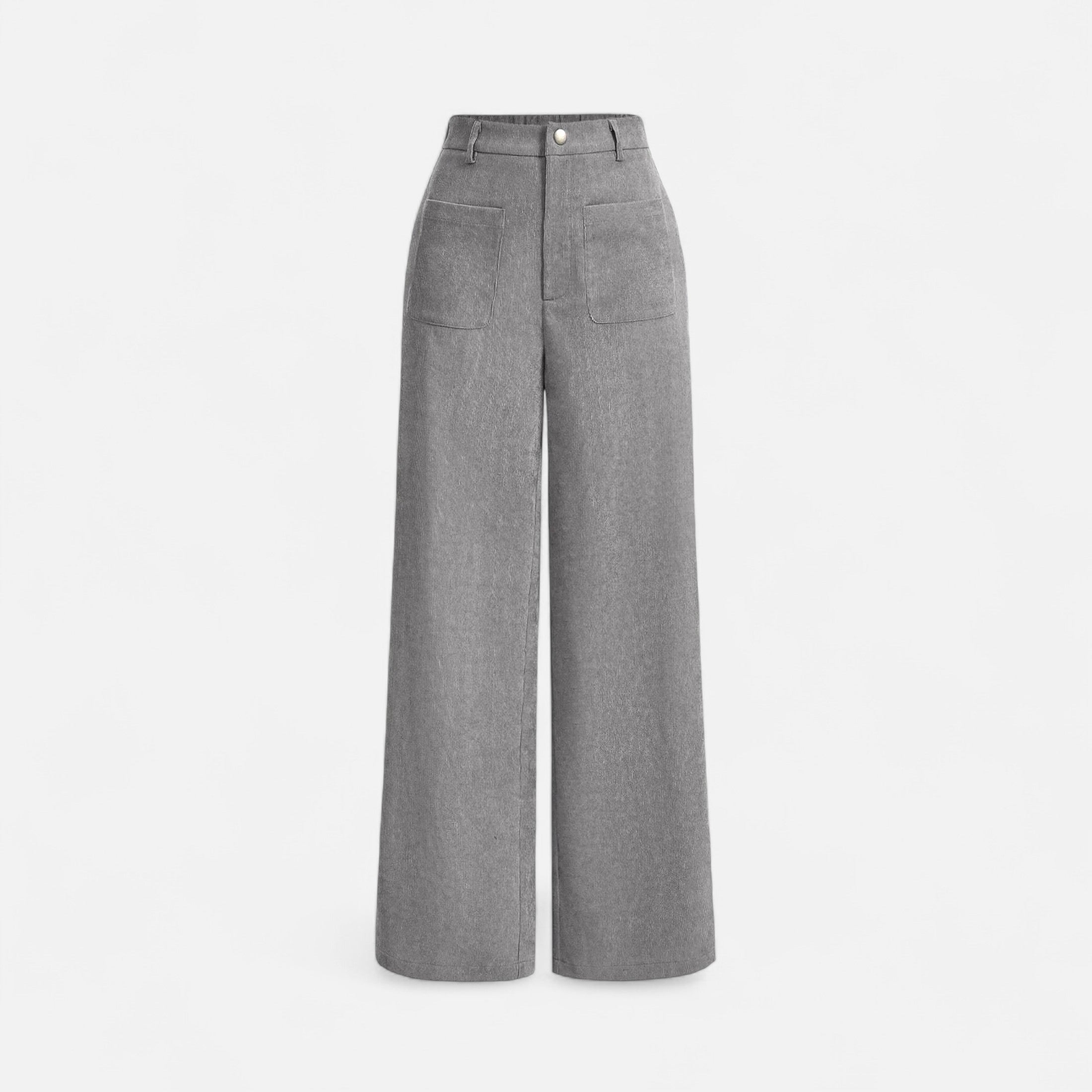Rauvain | Pantalon Taille Haute Femme – Élégance Rétro Pleine Longueur