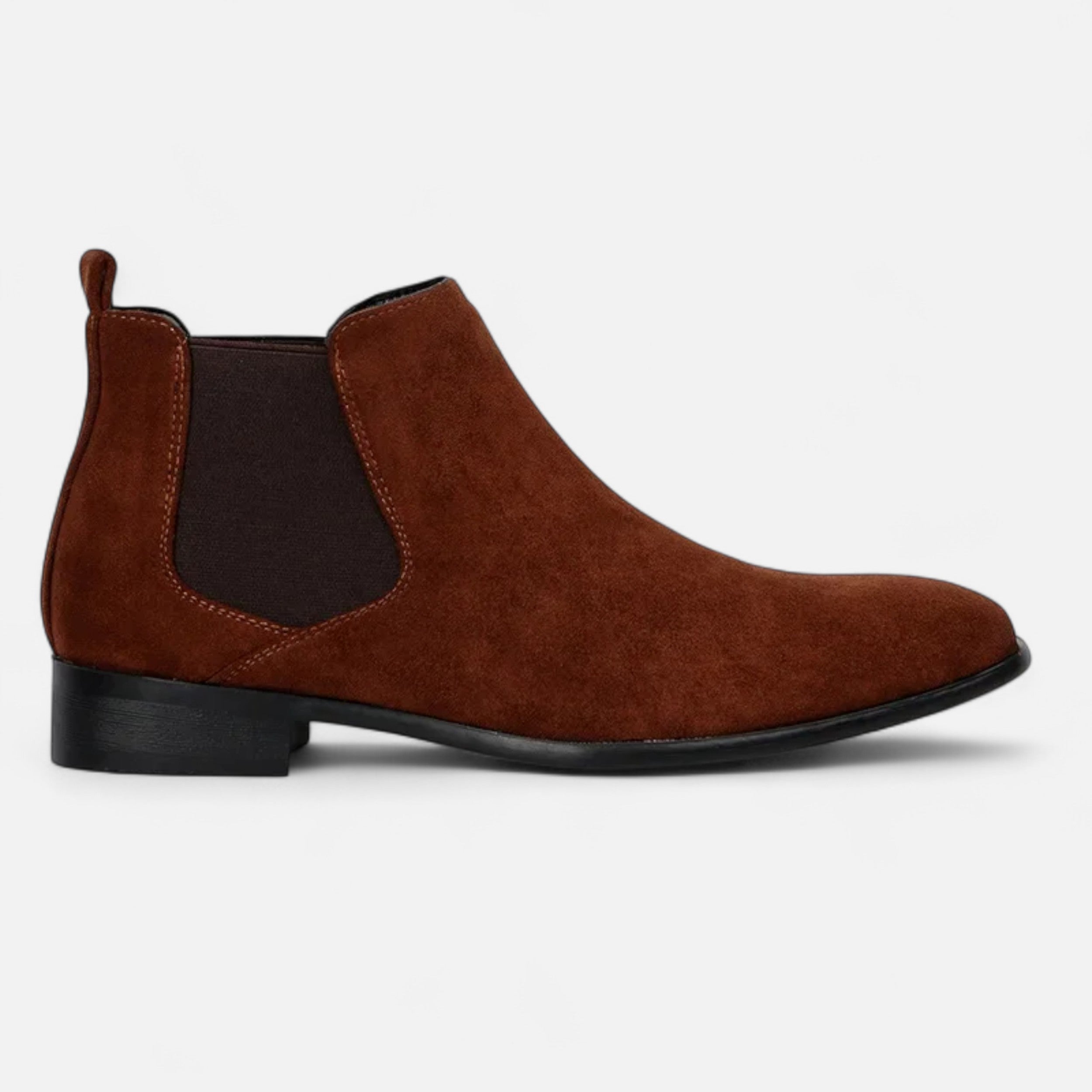 Rauvain | Bottines En Daim À Bout Carré Pour Homme – Héritage Raffiné