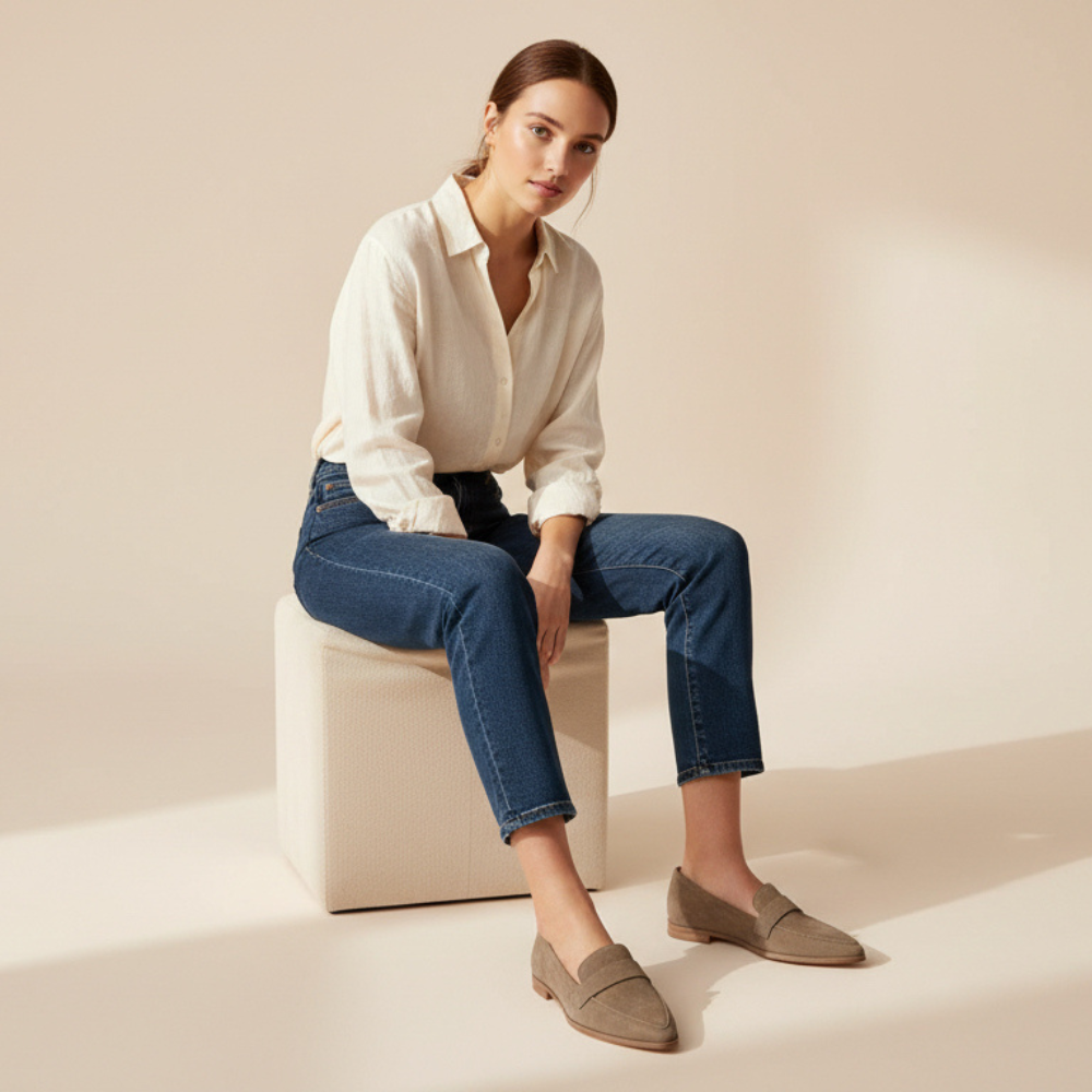 Rauvain | Mocassins Femme À Bout Pointu – Élégance Rétro et Confort Quotidien