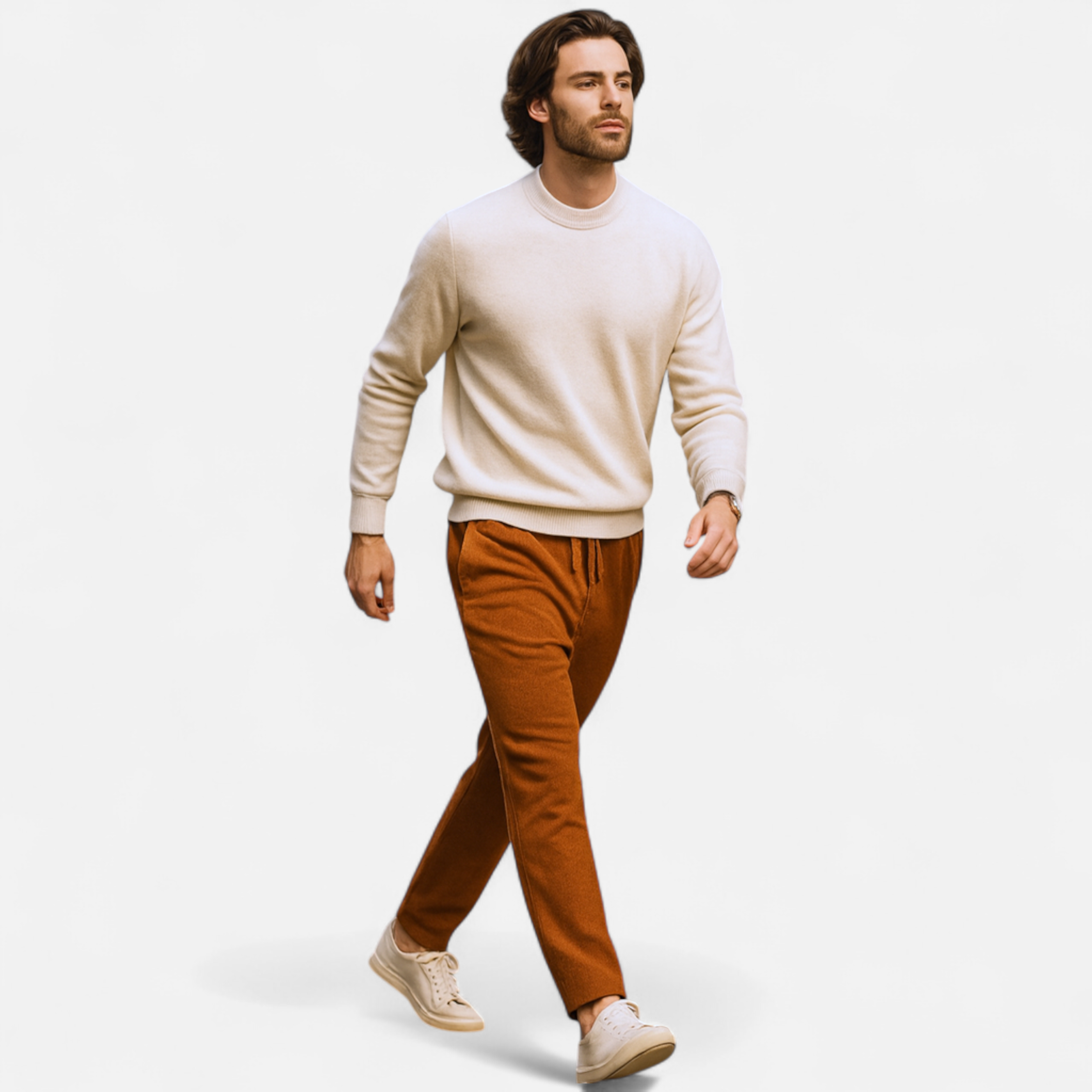 Rauvain | Pantalon Tricoté En Laine Mérinos Pour Homme