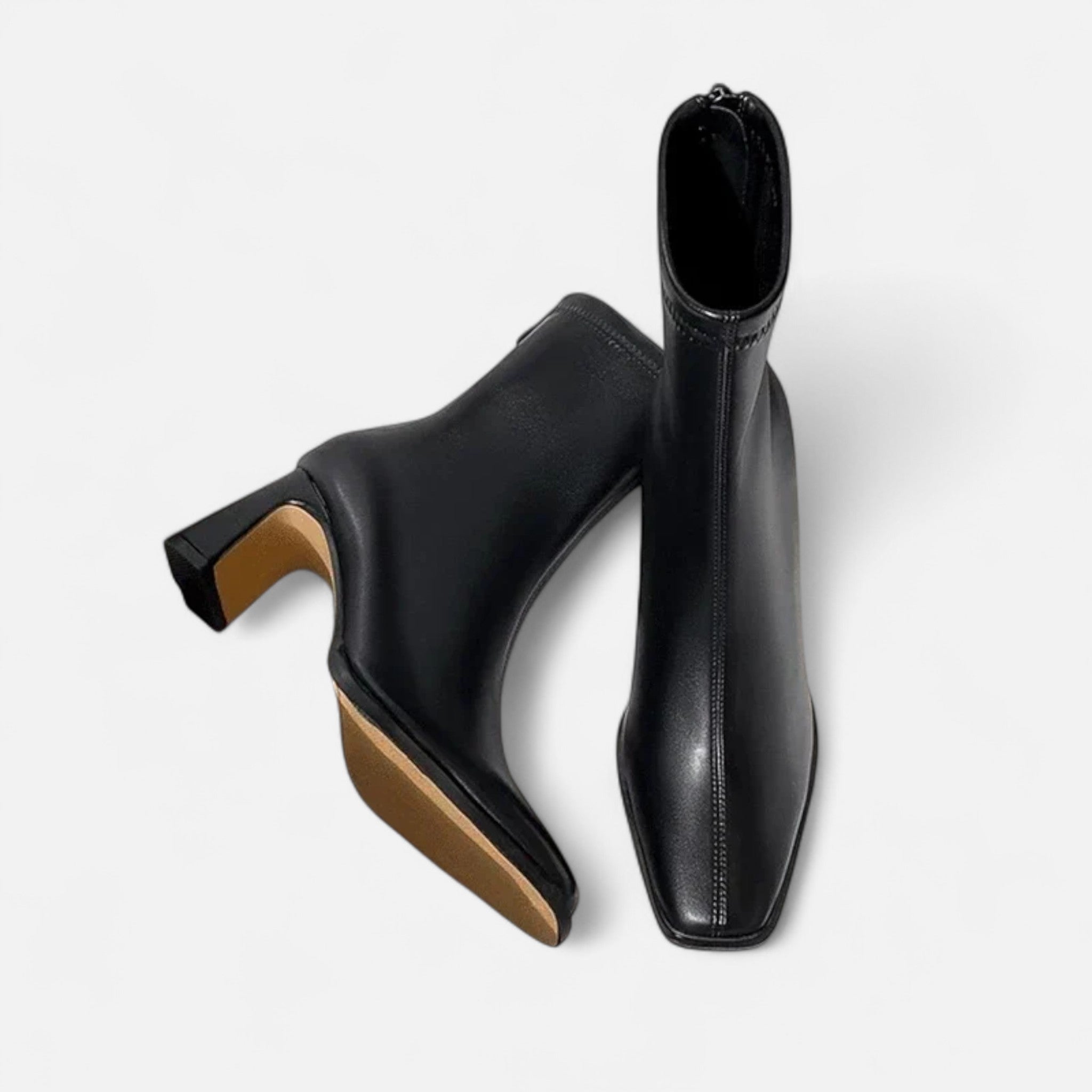 Rauvain | Bottines Vintage À Bout Carré Pour Femme